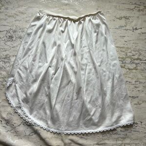 Vintage Slip Skirt lace trim